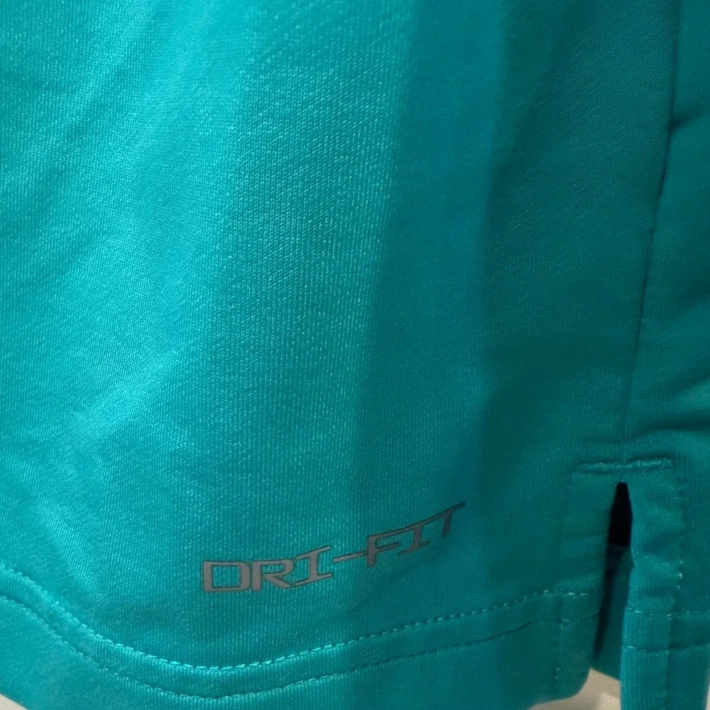 Nike Miami Dolphins Dri-FIT Teal Orange Performance Hoodie Womens Small NFL